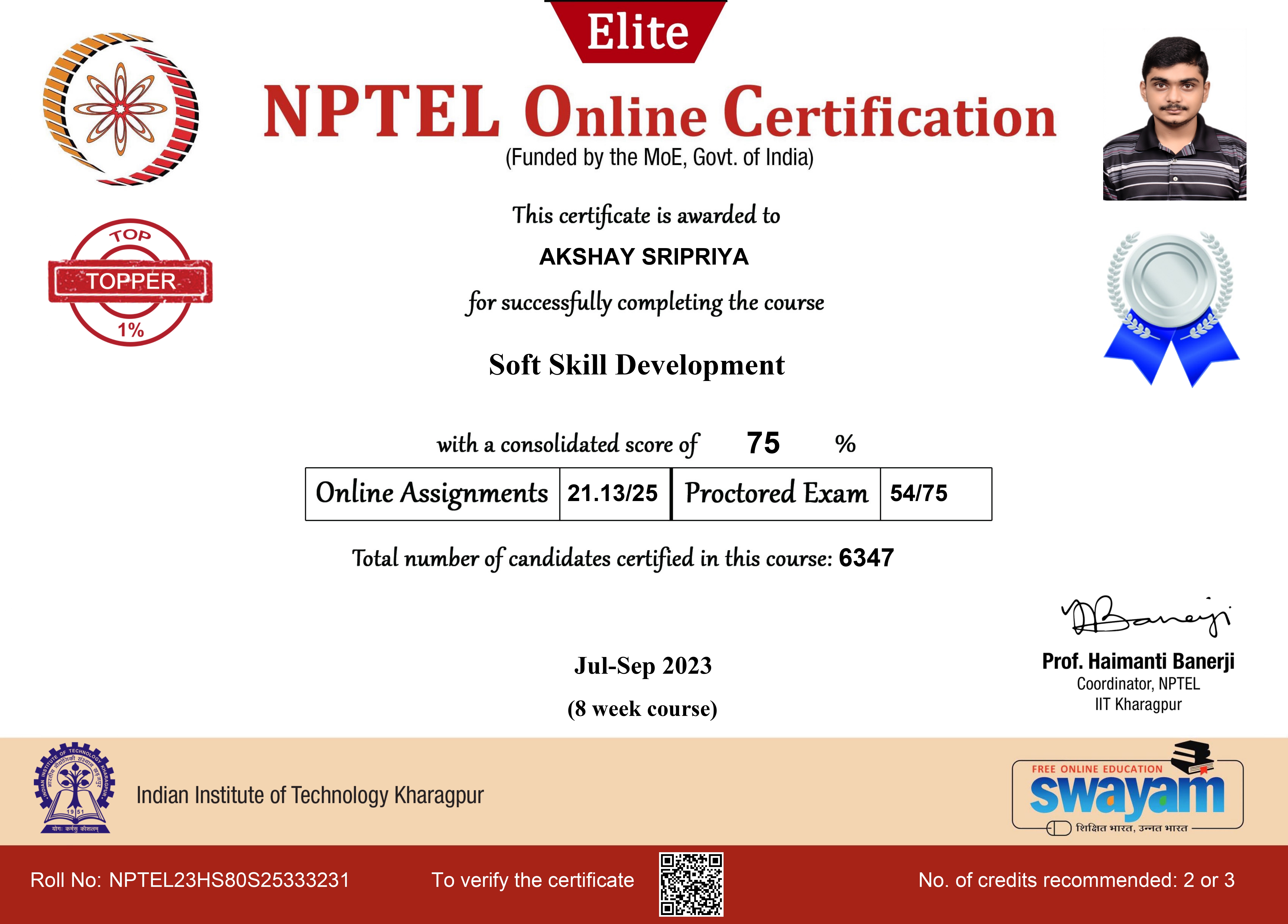Certificate 1